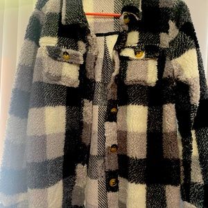 Brand new Sherpa flannel